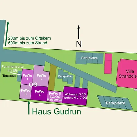 Stranddistel, Haus Gudrun Whg 6 *
