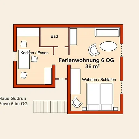 Stranddistel, Haus Gudrun Whg 6